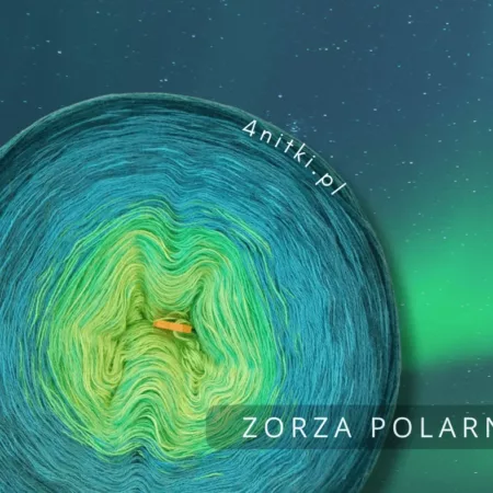 Motek ombre ZORZA POLARNA - bawełna/akryl