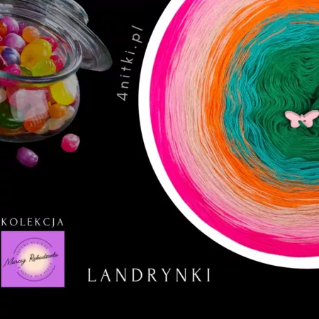 Motek ombre LANDRYNKI - bawełna/akryl