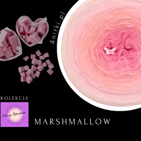 Motek ombre MARSCHMALLOW - bawełna/akryl