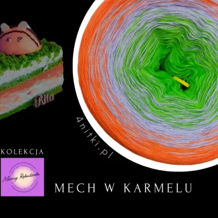 Motek ombre MECH W KARMELU - bawełna/akryl