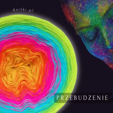 Motek ombre PRZEBUDZENIE - bawełna /akryl