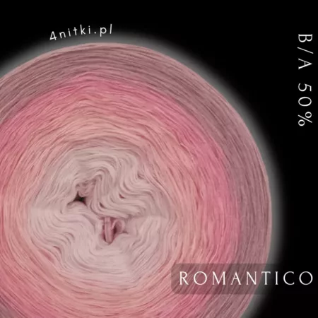Motek ombre ROMANTICO - bawełna/akryl