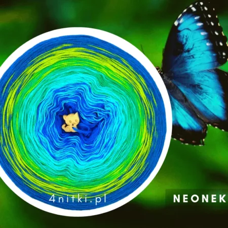 Motek ombre NEONEK - bawełna/akryl