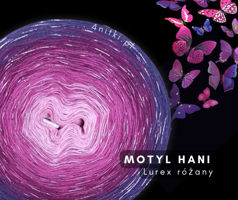 Motek ombre MOTYL HANI - bawełna/akryl