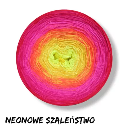 Motek ombre NEONOWE SZALEŃSTWO - bawełna/akryl