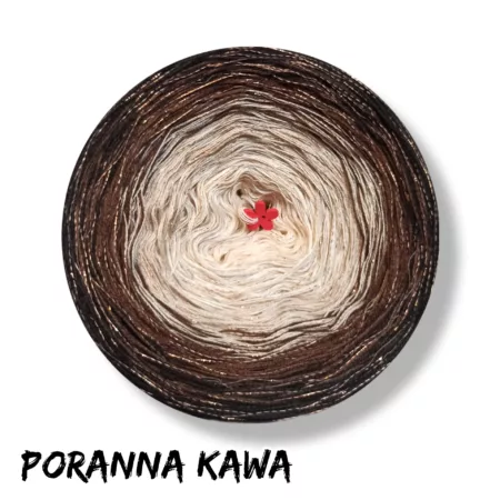 Motek ombre PORANNA KAWA - bawełna/akryl