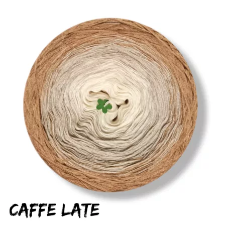 Motek ombre CAFFE LATE - bawełna/akryl