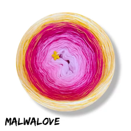 Motek ombre MALWALOVE - bawełna/akryl