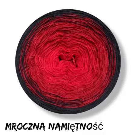 Motek ombre MROCZNA NAMIĘTNOŚĆ- bawełna/akryl