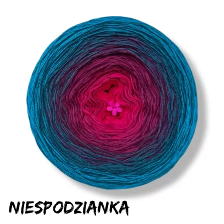 Motek ombre NIESPODZIANKA- bawełna/akryl