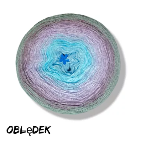 Motek ombre OBŁĘDEK- bawełna/akryl
