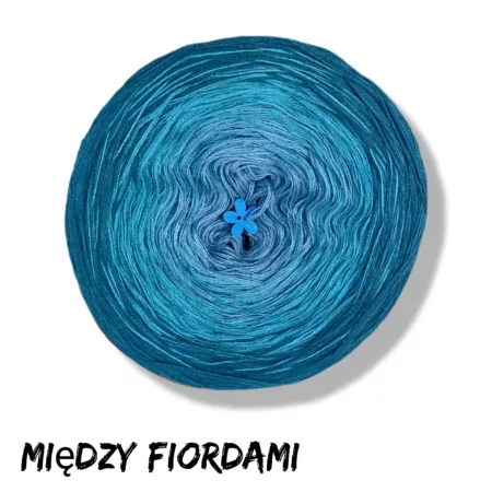 Motek ombre MIĘDZY FIORDAMI- bawełna/akryl