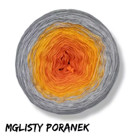 Motek ombre MGLISTY PORANEK - bawełna/akryl