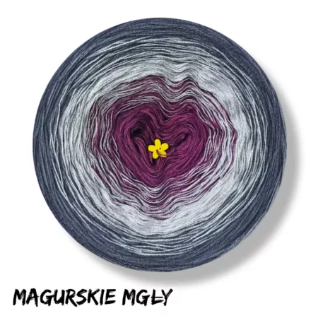 Motek ombre MAGURSKIE MGŁY - bawełna/akryl