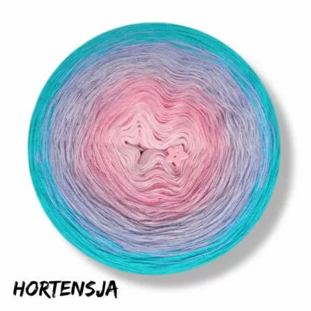Motek ombre HORTENSJA - bawełna/akryl