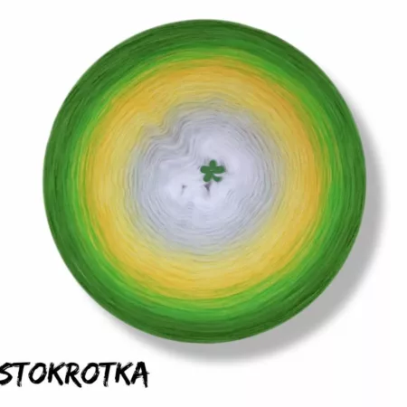 Motek ombre STOKROTKA - bawełna/akryl