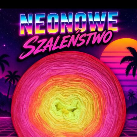 Motek ombre NEONOWE SZALEŃSTWO - bawełna/akryl