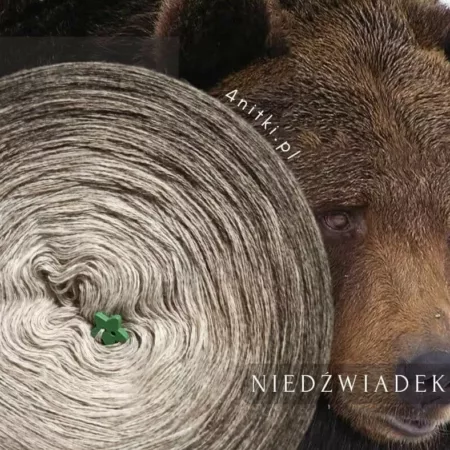 Motek ombre NIEDŹWIADEK - merino/akryl