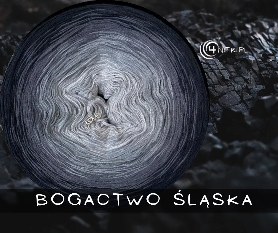 Motek ombre BOGACTWO ŚLĄSKA- bawełna/akryl - obrazek 2
