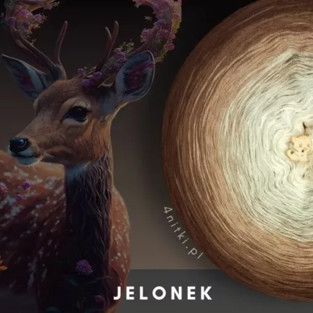 Motek ombre JELONEK- bawełna/akryl