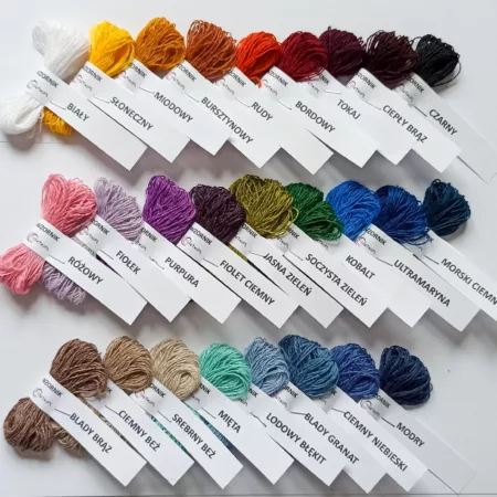 Motek JEDNOKOLOROWY merino/akryl
