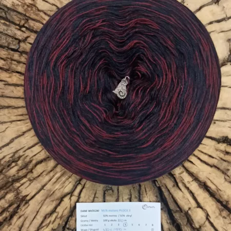 OD RĘKI 1575m MELANŻ 3 merino 50%/ akryl 50%- kolory z poza palety tylko do wyczerpania zapasów