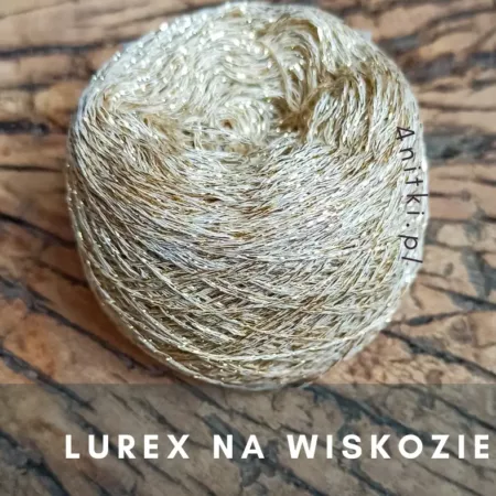 Lurex na wiskozie