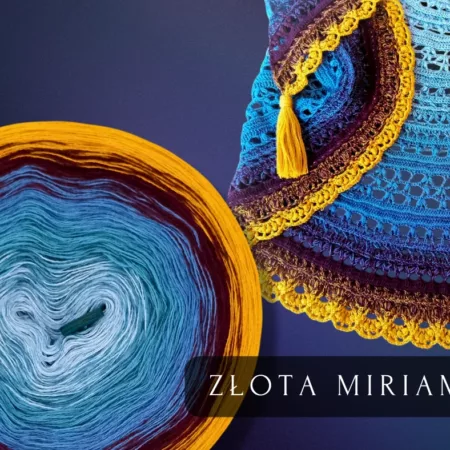 Motek ombre ZŁOTA MIRIAM - merino/akryl