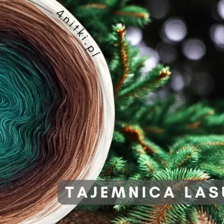 Motek ombre TAJEMNICA LASU- bawełna/akryl