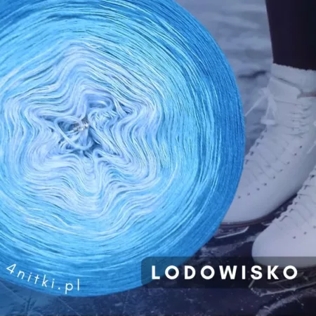 Motek ombre LODOWISKO- bawełna/akryl