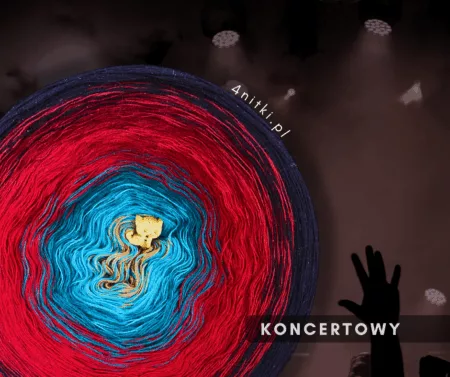 Motek ombre KONCERTOWY - bawełna/akryl