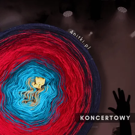 Motek ombre KONCERTOWY - bawełna/akryl
