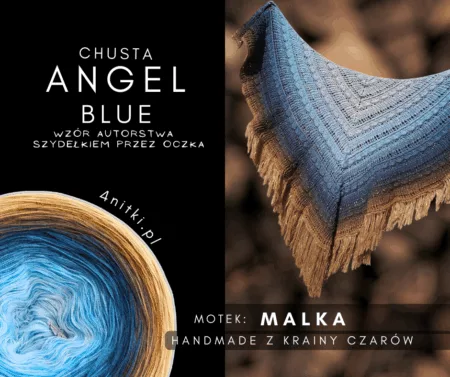 Motek ombre MALKA- bawełna/akryl