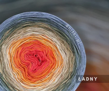 Motek ombre ŁADNY - bawełna/akryl