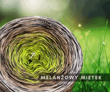 Motek ombre MELANŻOWY MIETEK - bawełna/akryl