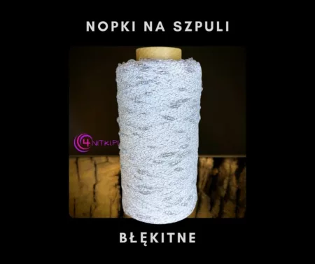 NOPKI na szpuli BŁĘKIT kolor 1000m