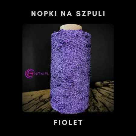 NOPKI na szpuli FIOLET kolor 1000m