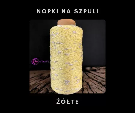 NOPKI na szpuli ŻÓŁTE na szpuli 1000m