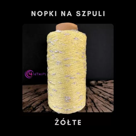 NOPKI na szpuli ŻÓŁTE na szpuli 1000m