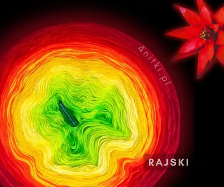 Motek ombre RAJSKI - bawełna/akryl