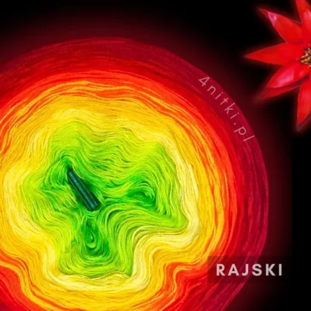 Motek ombre RAJSKI - bawełna/akryl
