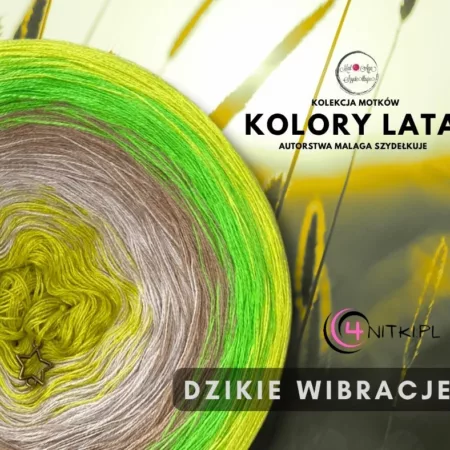 Motek ombre DZIKIE WIBRACJE - bawełna/akryl