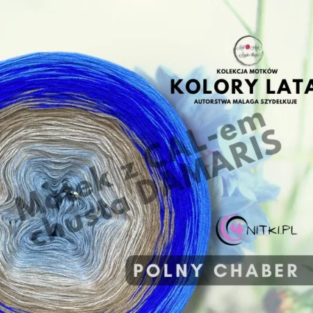 Motek ombre POLNY CHABER - bawełna/akryl 1500m-2000m z dostępem do CALu DAMARIS od MalAga Szydełkuje