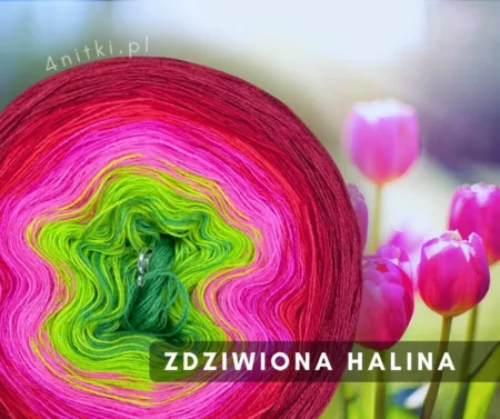 Motek ombre ZDZIWIONA HALINA - bawełna/akryl