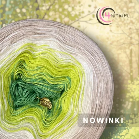 Motek ombre NOWINKI - bawełna/akryl