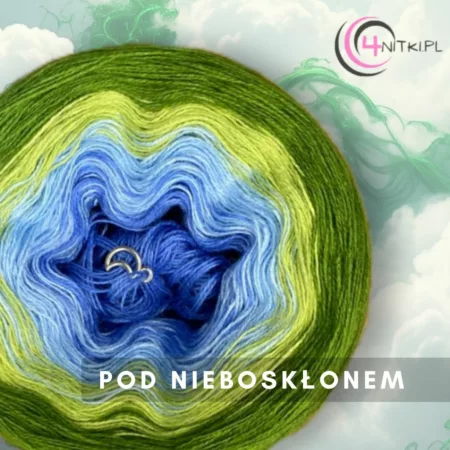 Motek ombre POD NIEBOSKŁONEM - bawełna/akryl