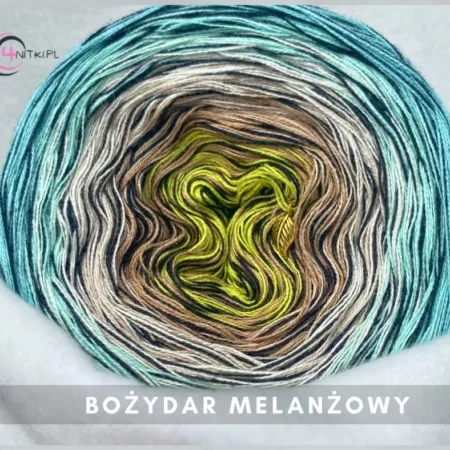 Motek ombre BOŻYDAR MELANŻOWY - bawełna/akryl