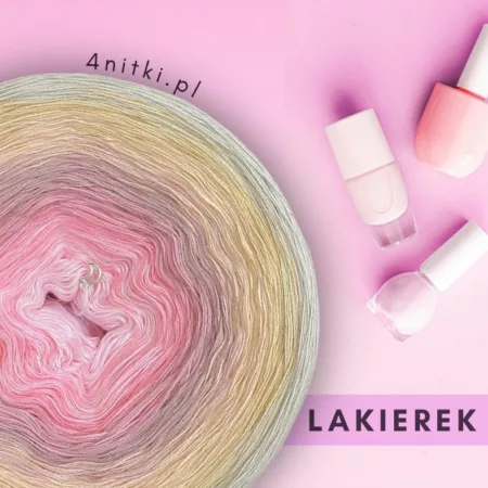 Motek ombre LAKIEREK - bawełna/akryl