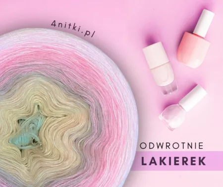 Motek ombre LAKIEREK ODWROTNIE - bawełna/akryl