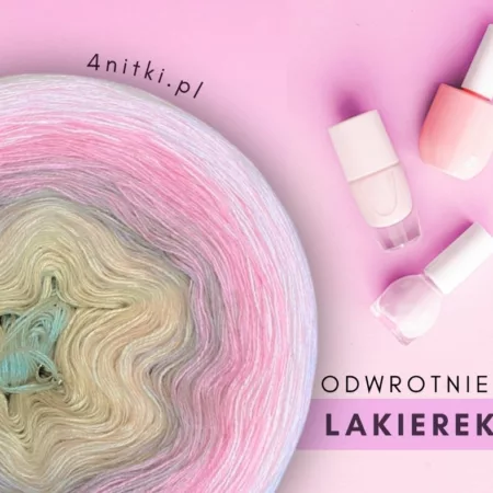 Motek ombre LAKIEREK ODWROTNIE - bawełna/akryl